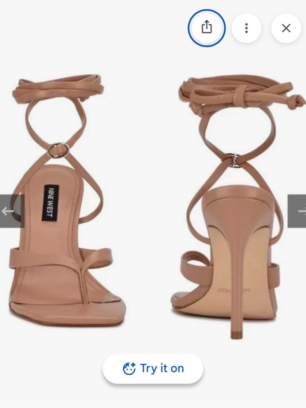 Nine West Terrie 3 Strappy Heels